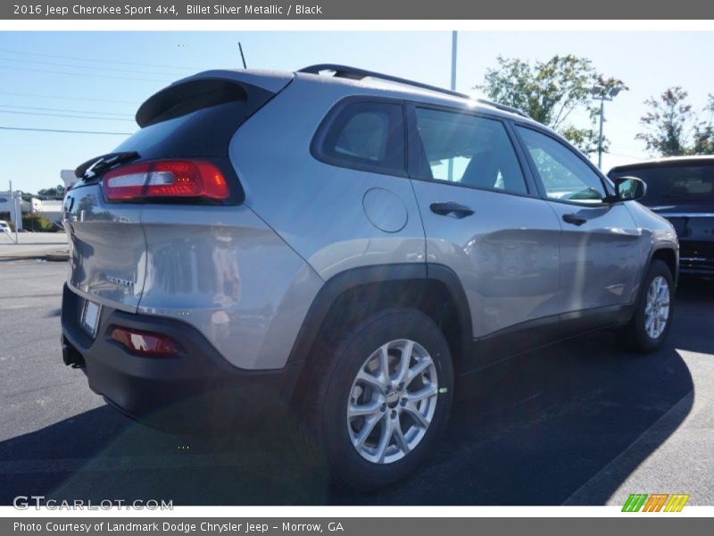 Billet Silver Metallic / Black 2016 Jeep Cherokee Sport 4x4