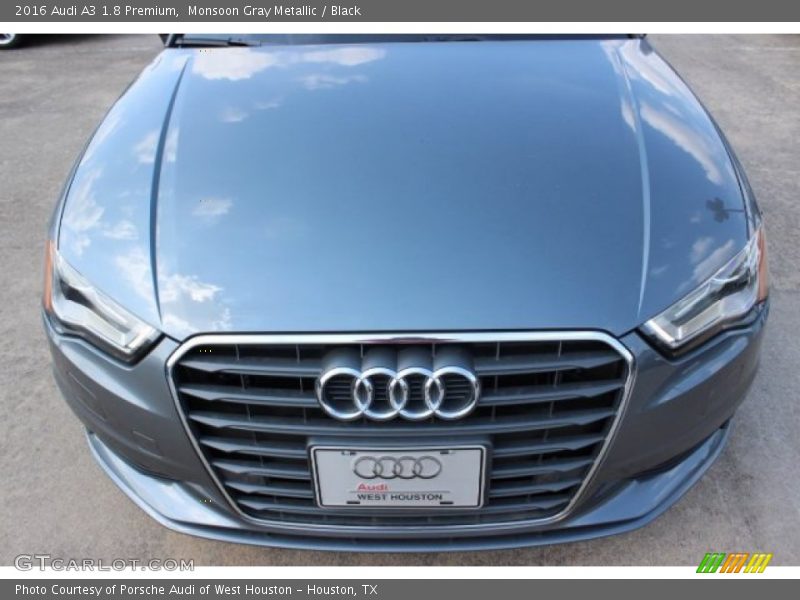 Monsoon Gray Metallic / Black 2016 Audi A3 1.8 Premium