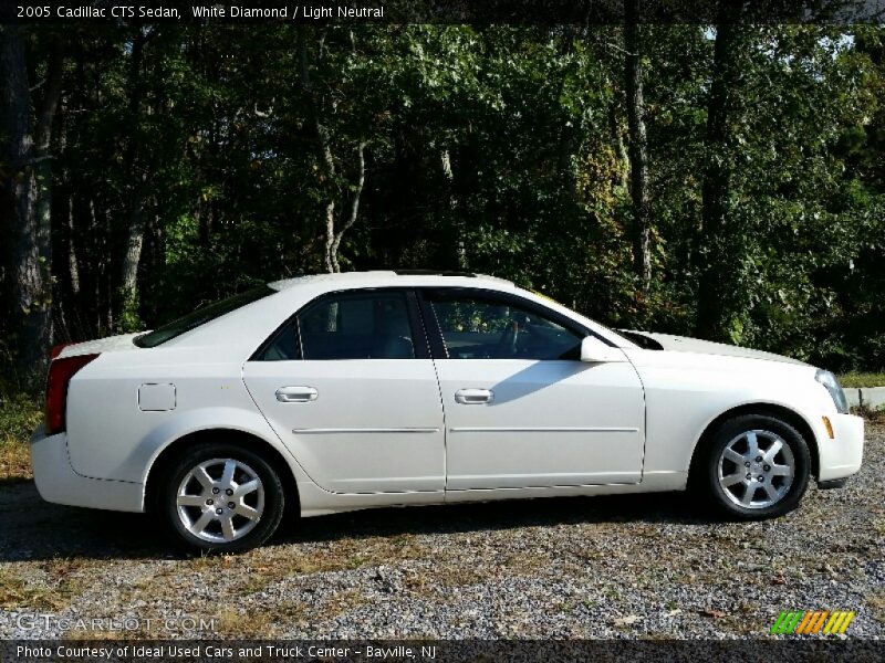 White Diamond / Light Neutral 2005 Cadillac CTS Sedan
