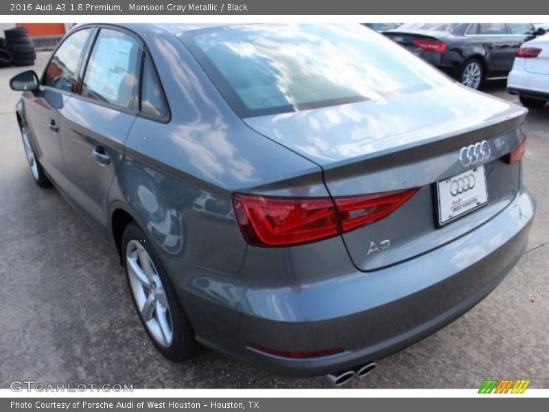 Monsoon Gray Metallic / Black 2016 Audi A3 1.8 Premium