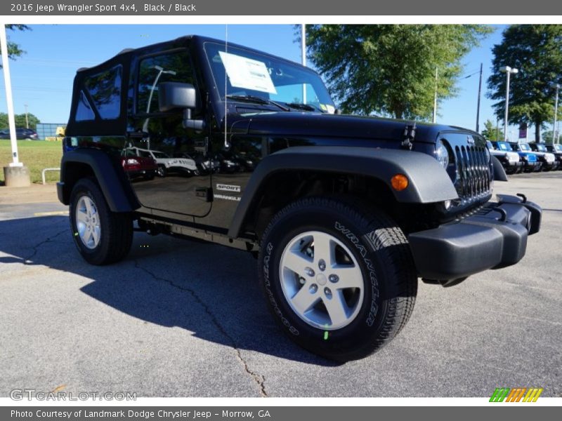 Front 3/4 View of 2016 Wrangler Sport 4x4