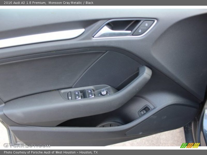 Monsoon Gray Metallic / Black 2016 Audi A3 1.8 Premium