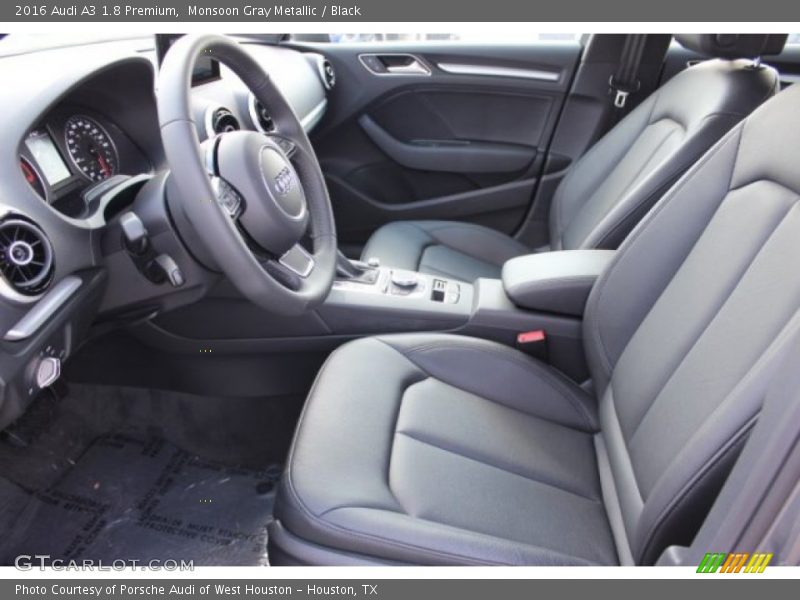 Monsoon Gray Metallic / Black 2016 Audi A3 1.8 Premium