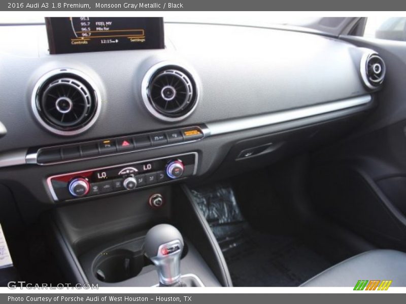 Monsoon Gray Metallic / Black 2016 Audi A3 1.8 Premium