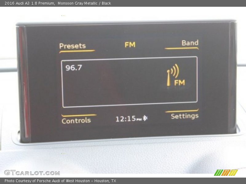 Monsoon Gray Metallic / Black 2016 Audi A3 1.8 Premium