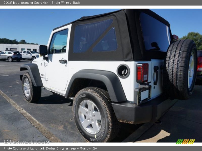 Bright White / Black 2016 Jeep Wrangler Sport 4x4