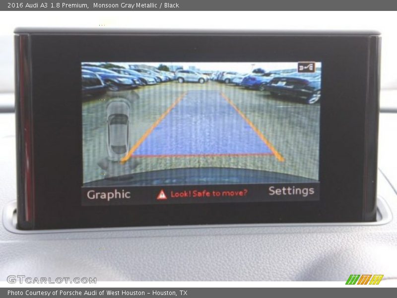 Monsoon Gray Metallic / Black 2016 Audi A3 1.8 Premium