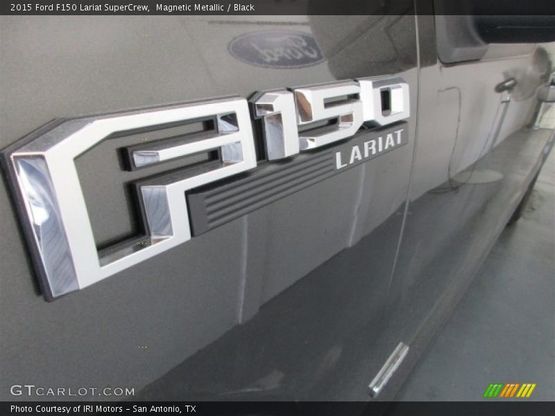 Magnetic Metallic / Black 2015 Ford F150 Lariat SuperCrew