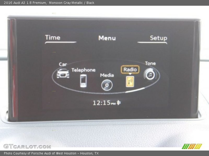 Monsoon Gray Metallic / Black 2016 Audi A3 1.8 Premium