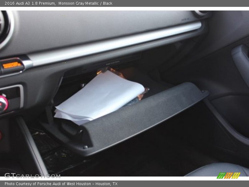 Monsoon Gray Metallic / Black 2016 Audi A3 1.8 Premium