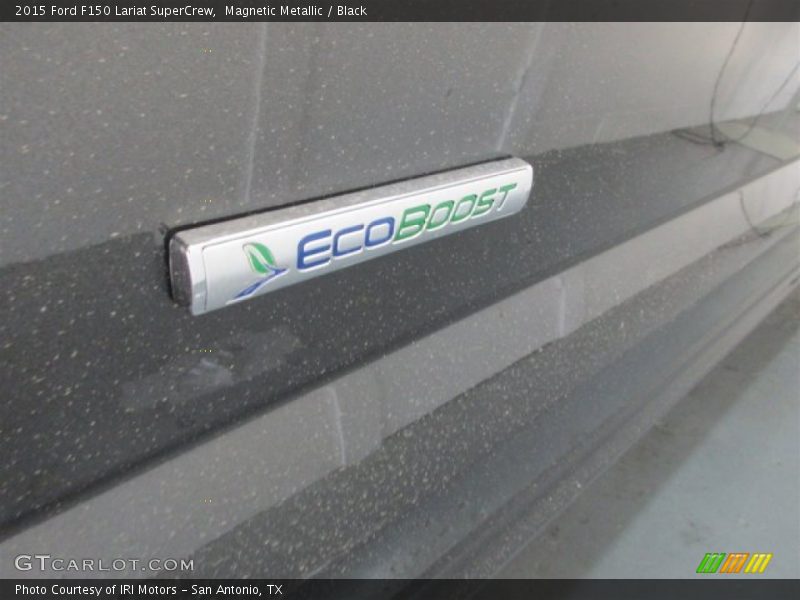 Magnetic Metallic / Black 2015 Ford F150 Lariat SuperCrew