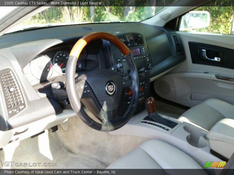 White Diamond / Light Neutral 2005 Cadillac CTS Sedan