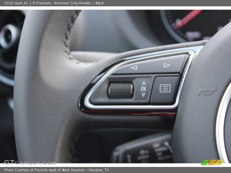 Monsoon Gray Metallic / Black 2016 Audi A3 1.8 Premium