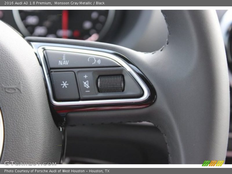Monsoon Gray Metallic / Black 2016 Audi A3 1.8 Premium
