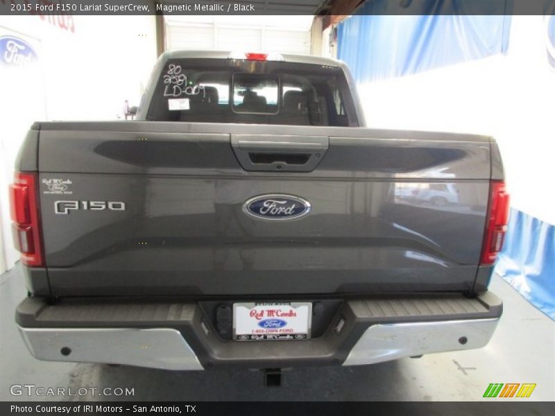 Magnetic Metallic / Black 2015 Ford F150 Lariat SuperCrew