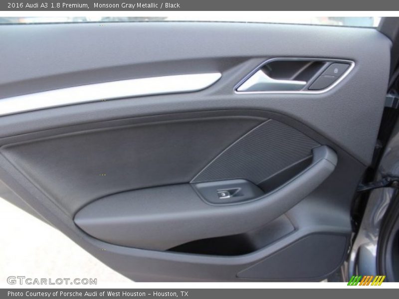 Monsoon Gray Metallic / Black 2016 Audi A3 1.8 Premium