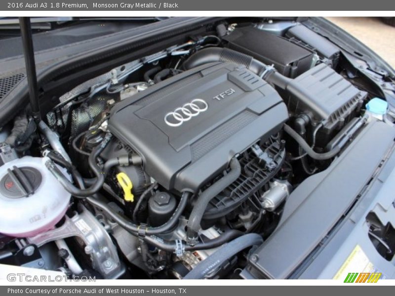 Monsoon Gray Metallic / Black 2016 Audi A3 1.8 Premium