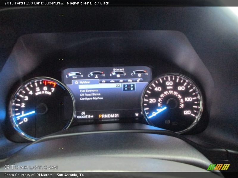 Magnetic Metallic / Black 2015 Ford F150 Lariat SuperCrew