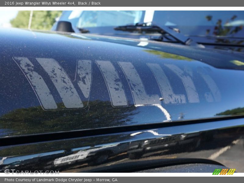 Black / Black 2016 Jeep Wrangler Willys Wheeler 4x4