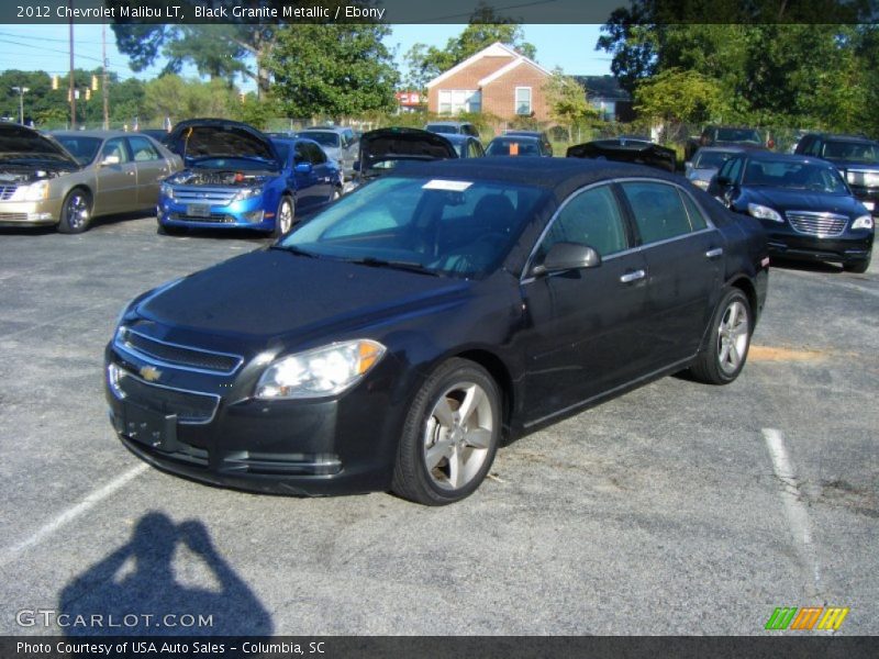 Black Granite Metallic / Ebony 2012 Chevrolet Malibu LT