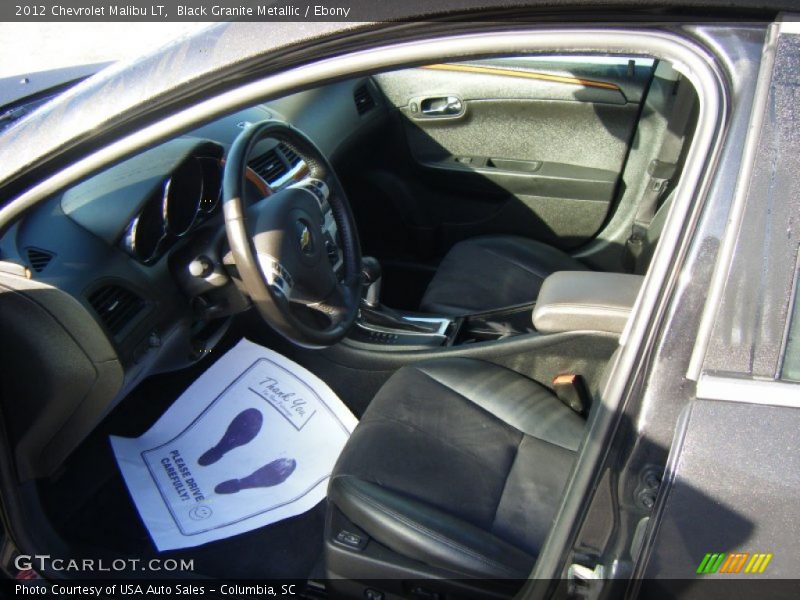 Black Granite Metallic / Ebony 2012 Chevrolet Malibu LT