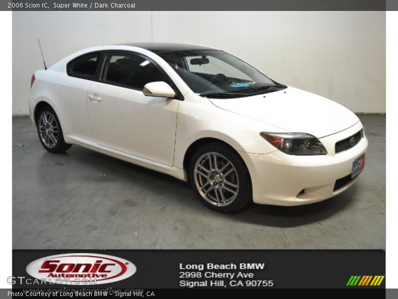 Super White / Dark Charcoal 2006 Scion tC