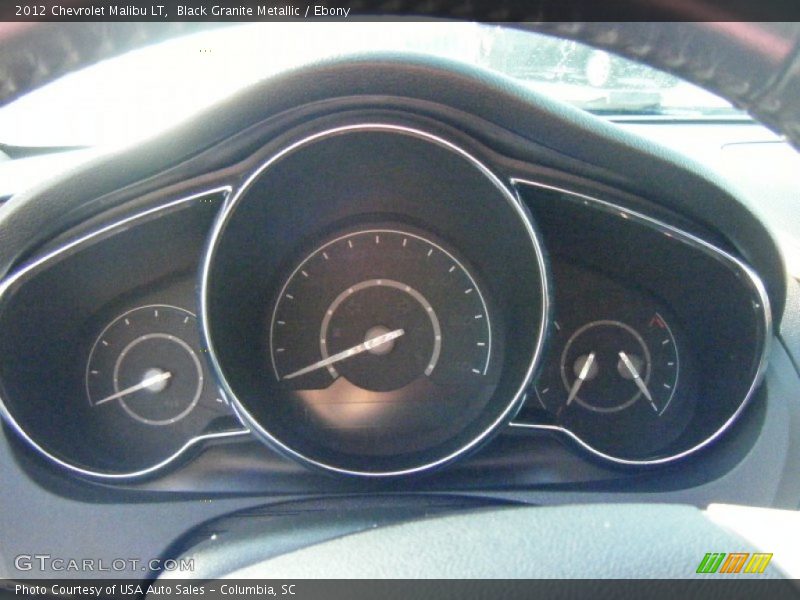 Black Granite Metallic / Ebony 2012 Chevrolet Malibu LT
