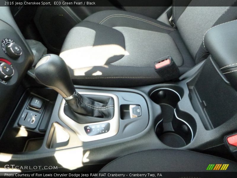 ECO Green Pearl / Black 2016 Jeep Cherokee Sport