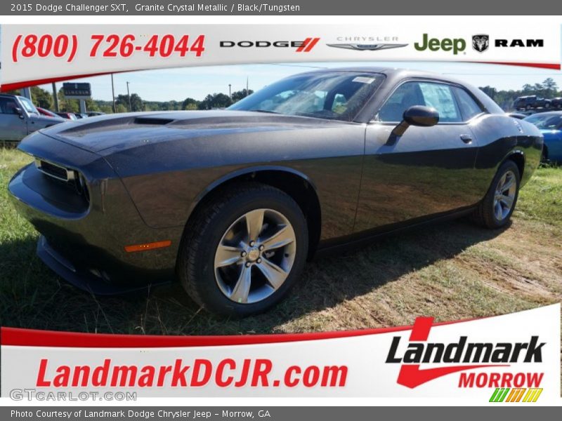 Granite Crystal Metallic / Black/Tungsten 2015 Dodge Challenger SXT