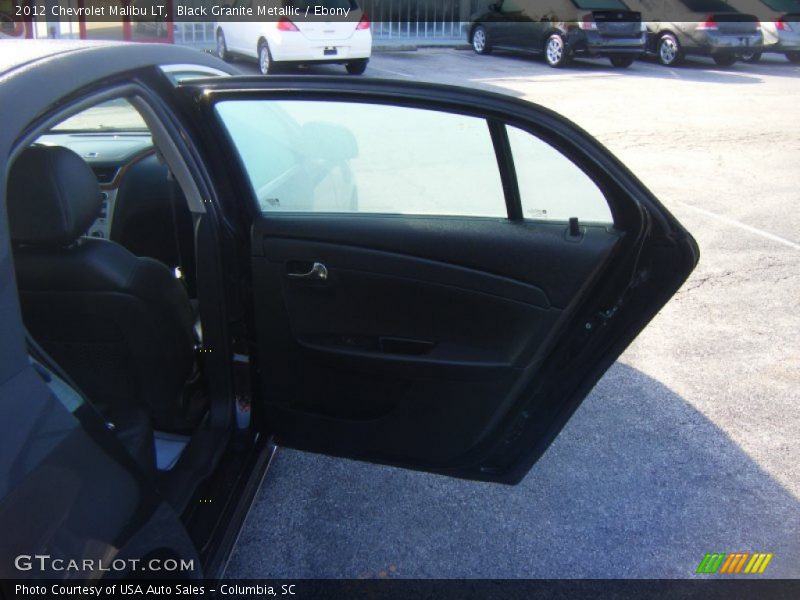 Black Granite Metallic / Ebony 2012 Chevrolet Malibu LT