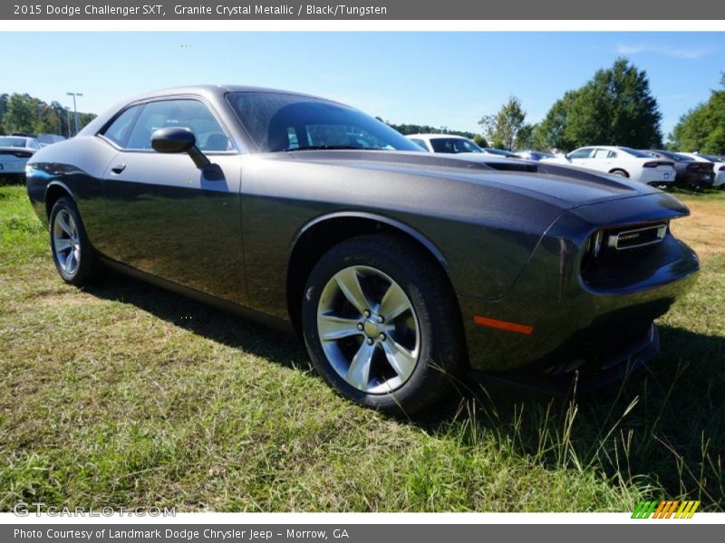 Granite Crystal Metallic / Black/Tungsten 2015 Dodge Challenger SXT