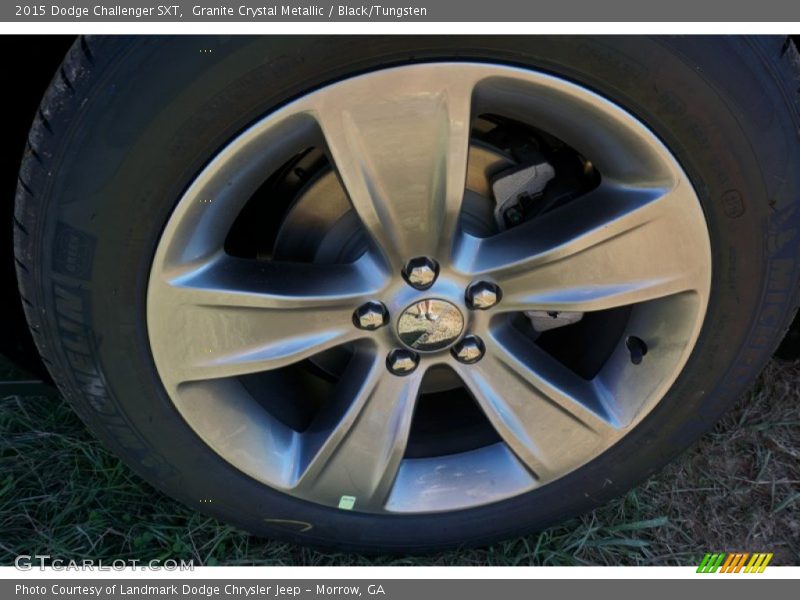 Granite Crystal Metallic / Black/Tungsten 2015 Dodge Challenger SXT