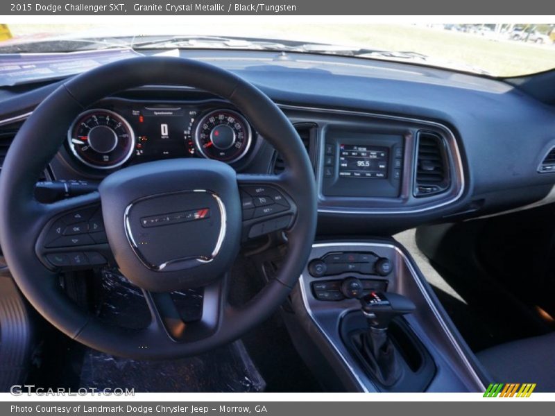 Granite Crystal Metallic / Black/Tungsten 2015 Dodge Challenger SXT