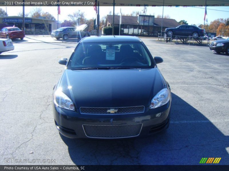 Cyber Gray Metallic / Gray 2011 Chevrolet Impala LT