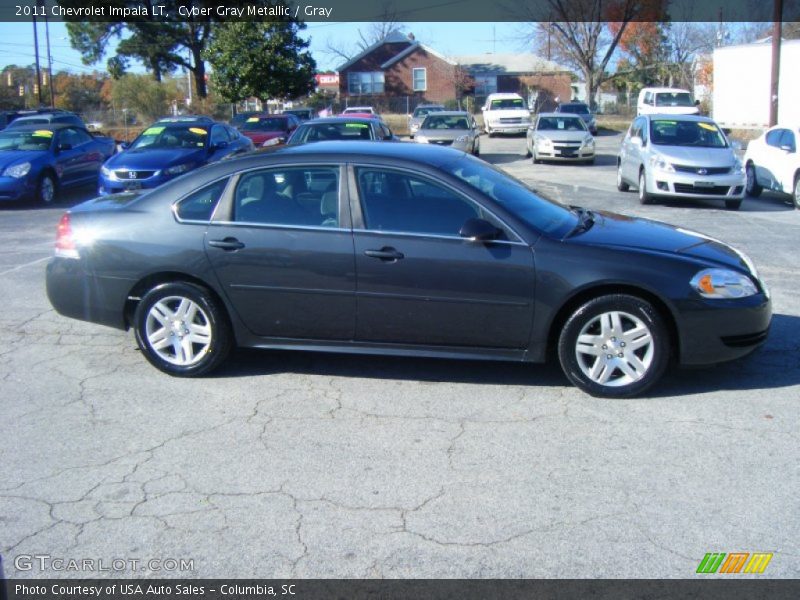 Cyber Gray Metallic / Gray 2011 Chevrolet Impala LT