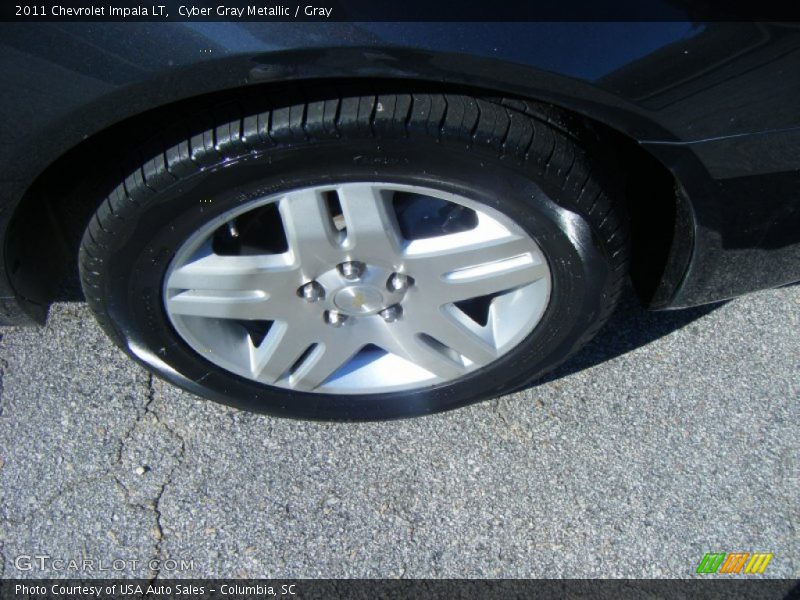 Cyber Gray Metallic / Gray 2011 Chevrolet Impala LT