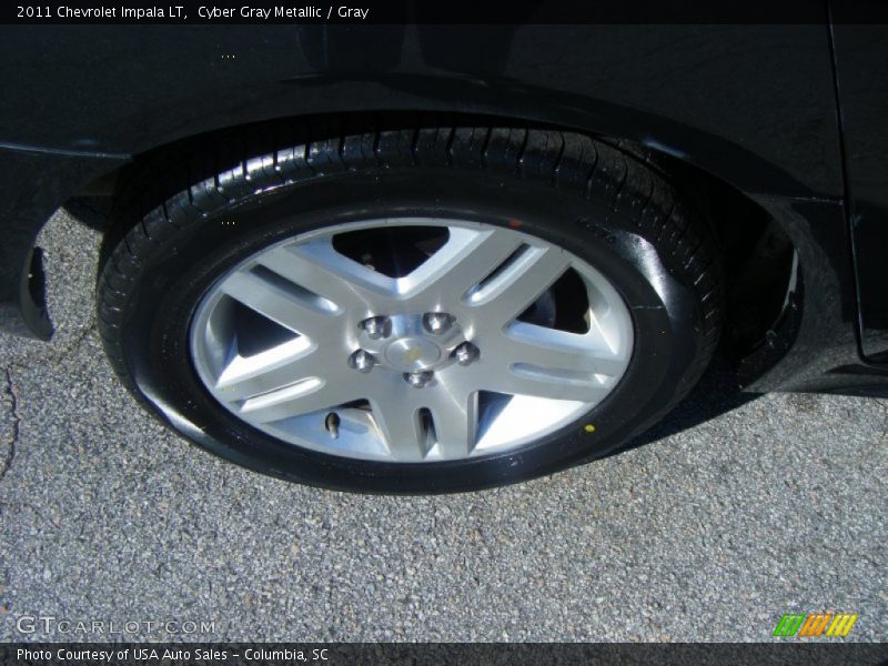 Cyber Gray Metallic / Gray 2011 Chevrolet Impala LT