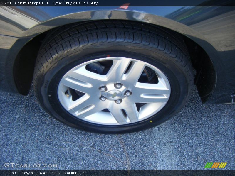 Cyber Gray Metallic / Gray 2011 Chevrolet Impala LT