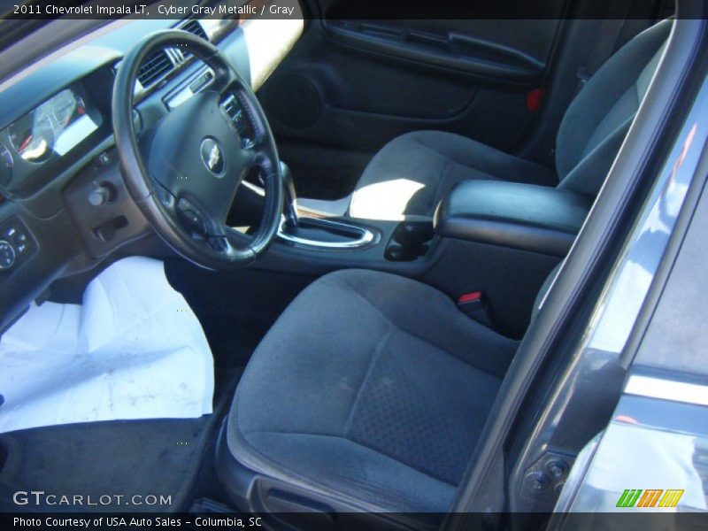 Cyber Gray Metallic / Gray 2011 Chevrolet Impala LT