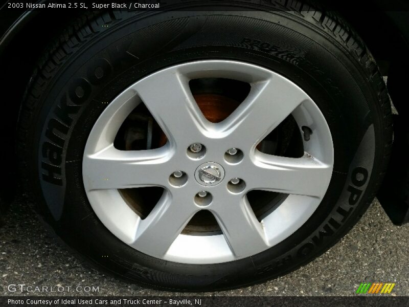 Super Black / Charcoal 2003 Nissan Altima 2.5 SL