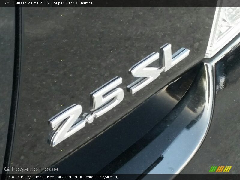 Super Black / Charcoal 2003 Nissan Altima 2.5 SL