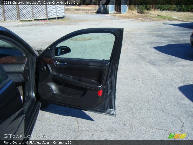 Cyber Gray Metallic / Gray 2011 Chevrolet Impala LT