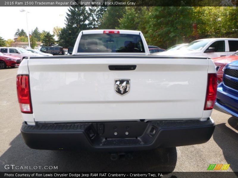 Bright White / Black/Diesel Gray 2016 Ram 1500 Tradesman Regular Cab