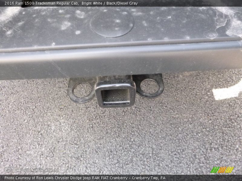 Bright White / Black/Diesel Gray 2016 Ram 1500 Tradesman Regular Cab
