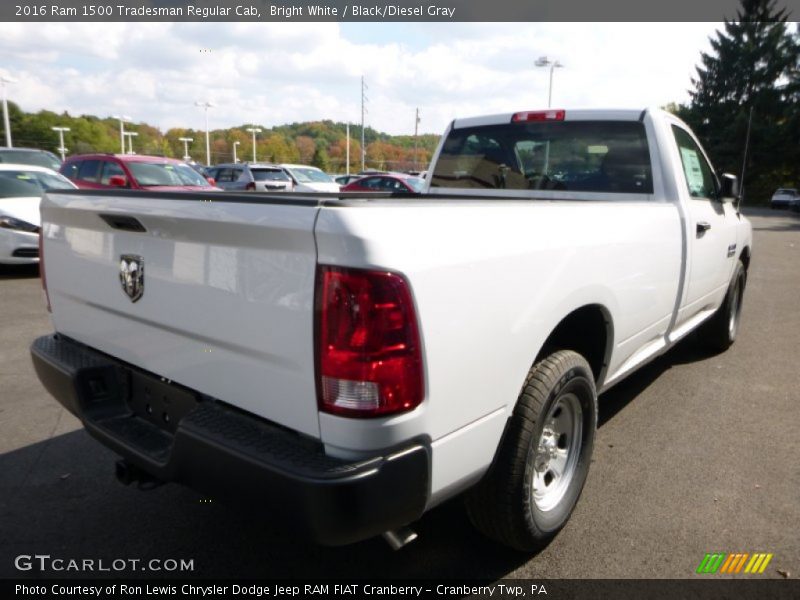 Bright White / Black/Diesel Gray 2016 Ram 1500 Tradesman Regular Cab