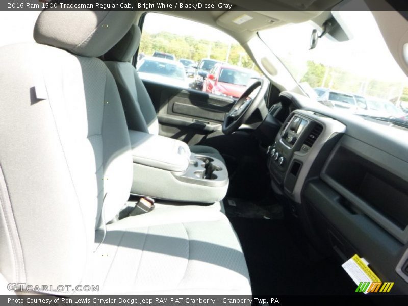 Bright White / Black/Diesel Gray 2016 Ram 1500 Tradesman Regular Cab