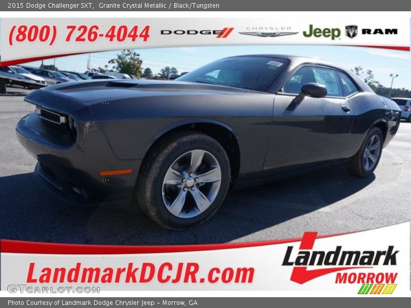 Granite Crystal Metallic / Black/Tungsten 2015 Dodge Challenger SXT