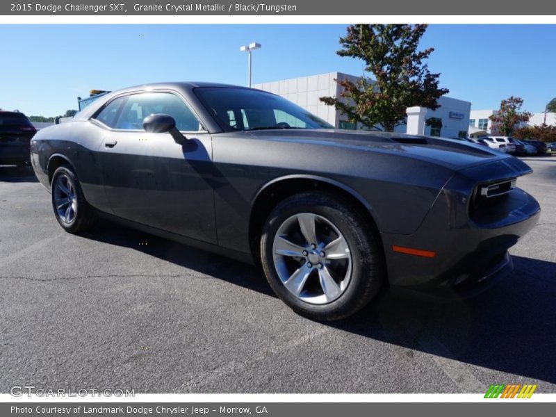 Granite Crystal Metallic / Black/Tungsten 2015 Dodge Challenger SXT
