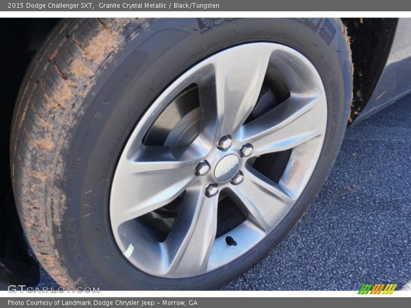 Granite Crystal Metallic / Black/Tungsten 2015 Dodge Challenger SXT