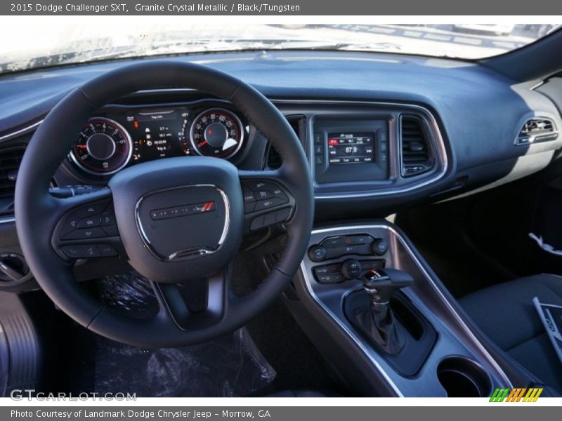 Granite Crystal Metallic / Black/Tungsten 2015 Dodge Challenger SXT